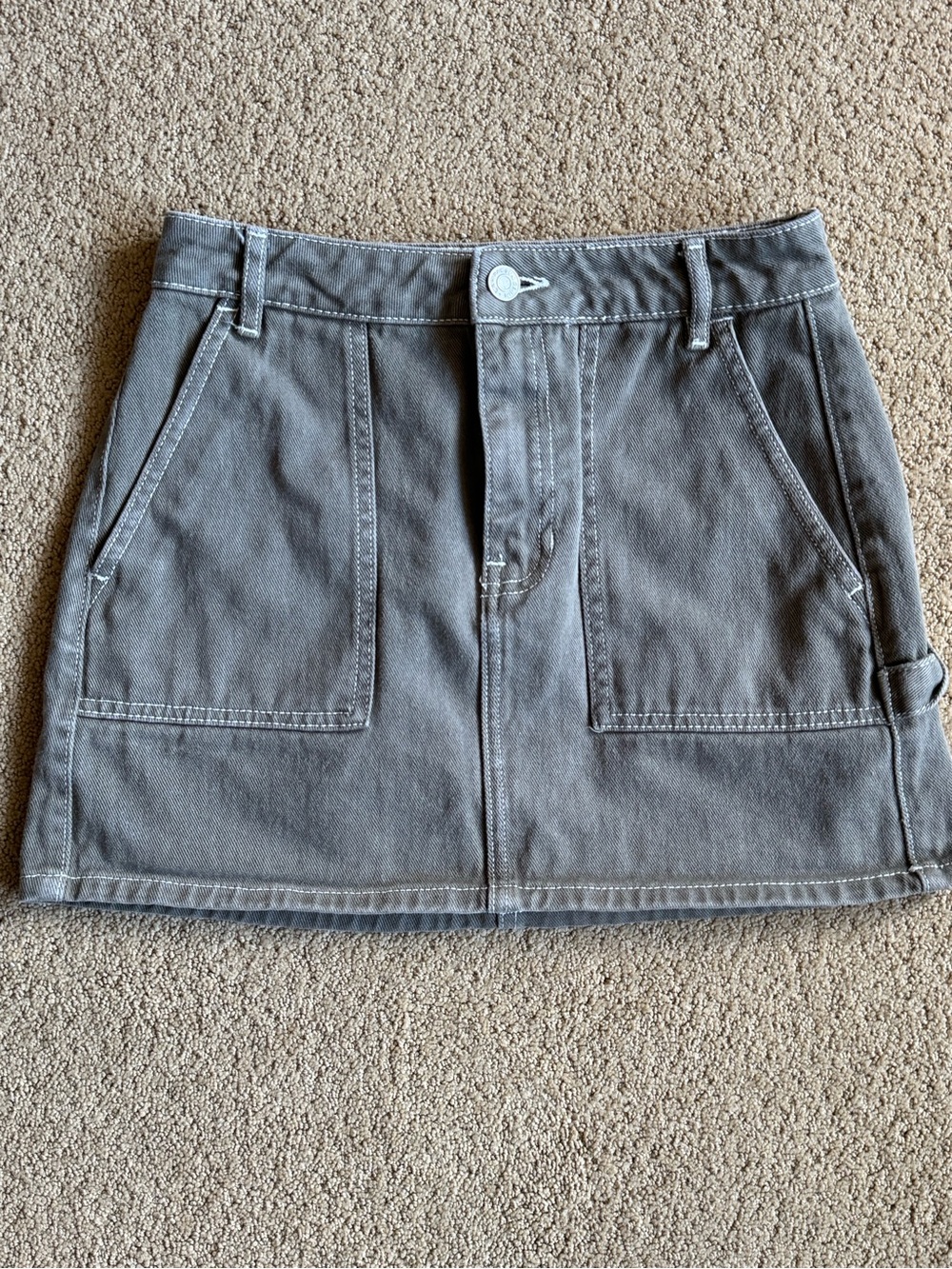 PacSun Los Angeles Olive Green Utility Mini Skirt Women’s Size 23